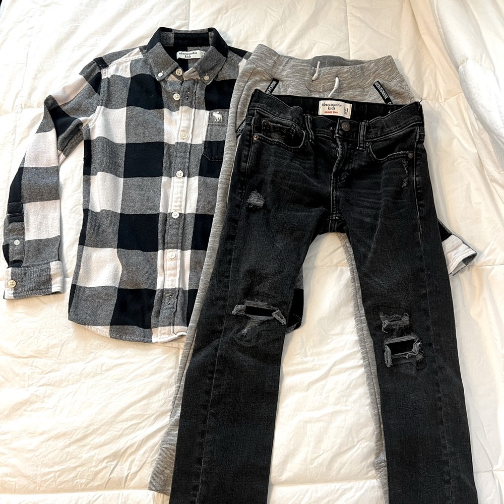 Boys flannel set
